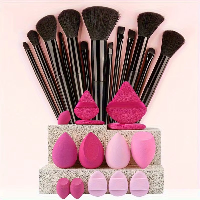 Makeup Brushes 8-29Pcs Makeup Kit Professional Women Cosmetic Soft Powder Brush Eyeshadow Foundation Full Set Travel Beauty Tool