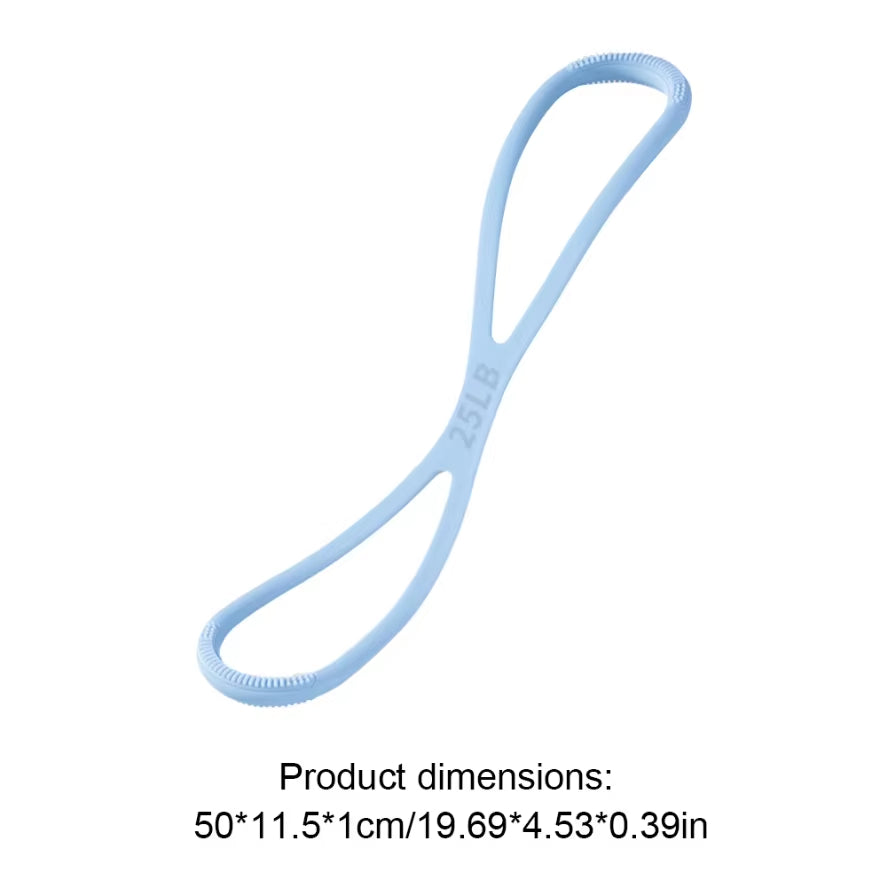 Figure 8 Fitness Resistance Band Yoga Resistance Band Shoulder Stretch Band for Home Chest Arm Exercise