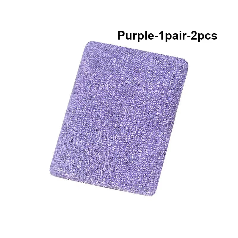 New Hot 1Pairs 2Pcs Set Breathable Cotton Wrist Sweatbands Sweat Absorbent Wristbands for Tennis Football Basketball Running Gym