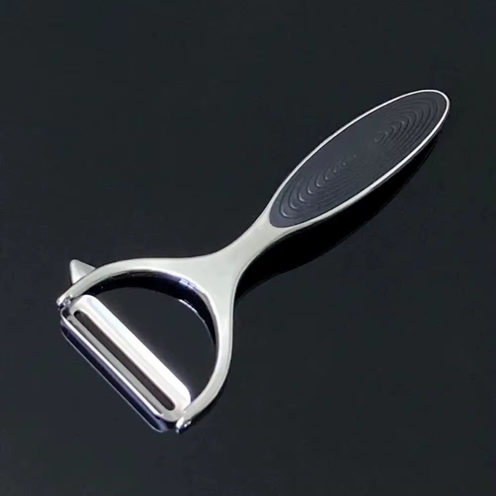 1Pcs Serrated Blade/Flat Blade Zinc Alloy Paring Knife Peeler Household Paring Knife Potato Scraper Melon Grater Kitchen Multifu