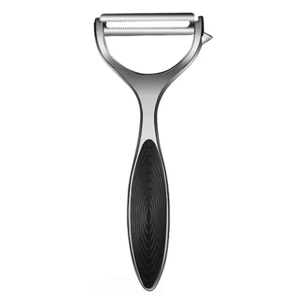 1Pcs Serrated Blade/Flat Blade Zinc Alloy Paring Knife Peeler Household Paring Knife Potato Scraper Melon Grater Kitchen Multifu