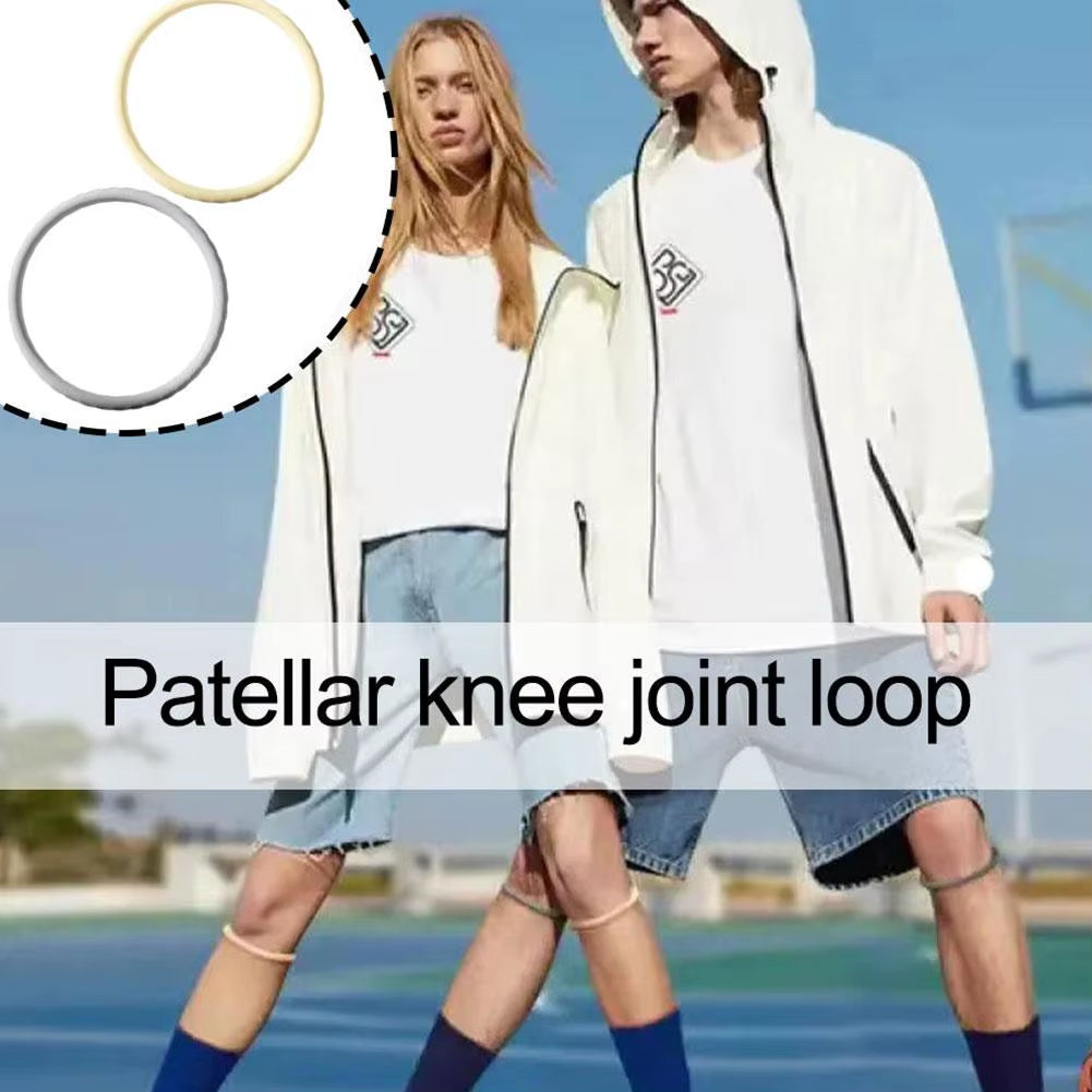 Patella Tendon Knee Strap for Pain Relief, Basketball Stabilizer Brace Silicone Band Elasticity Fixed Protection Patellar