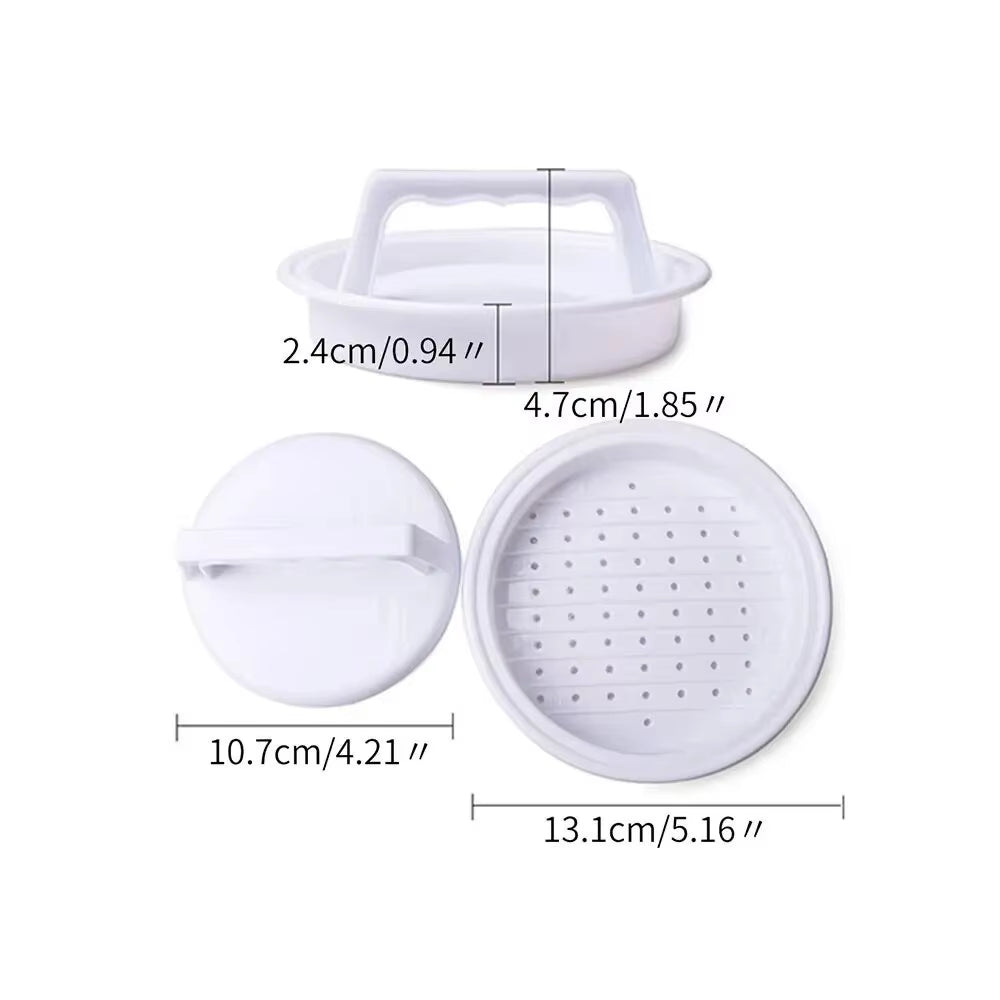 1Pc Hamburger Press Stuffed Burger Press Plastic Meat Grill Party BBQ Burger Maker Mould Hamburger Maker Kitchen Tool