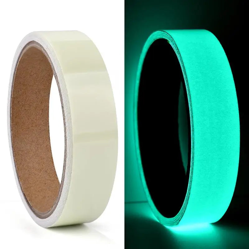 Luminous Fluorescent Night Self-Adhesive Glow in the Dark Sticker Tape Safety Security Home Decoration Warning Adhesive Tape