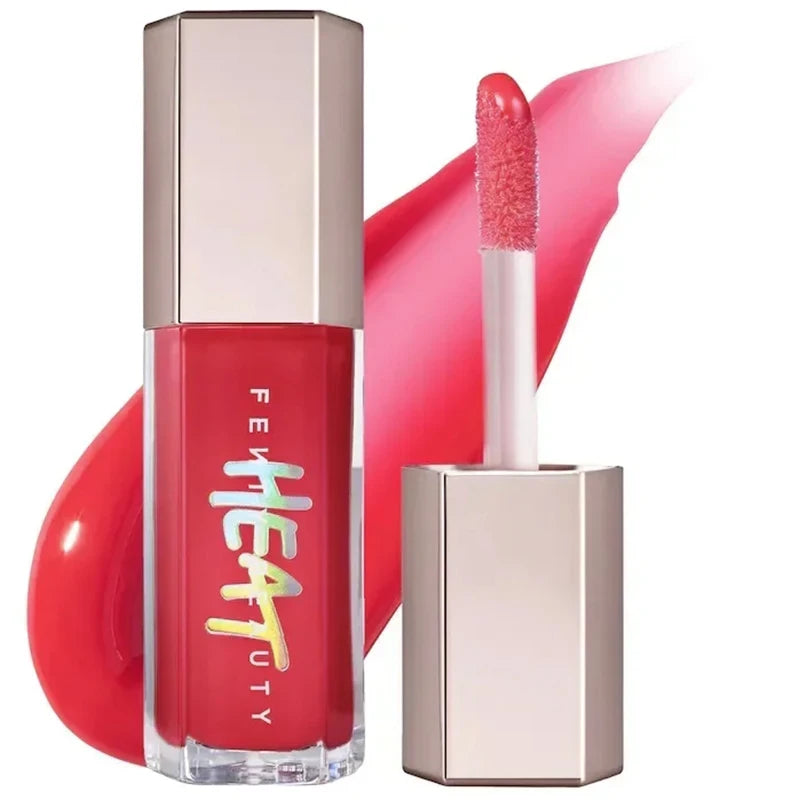 Fashion Lip Glaze Moisten Shine Glitter Lip Plumper Makeup for Beginner Liquid Lipstick Female Makeup Cosmetics