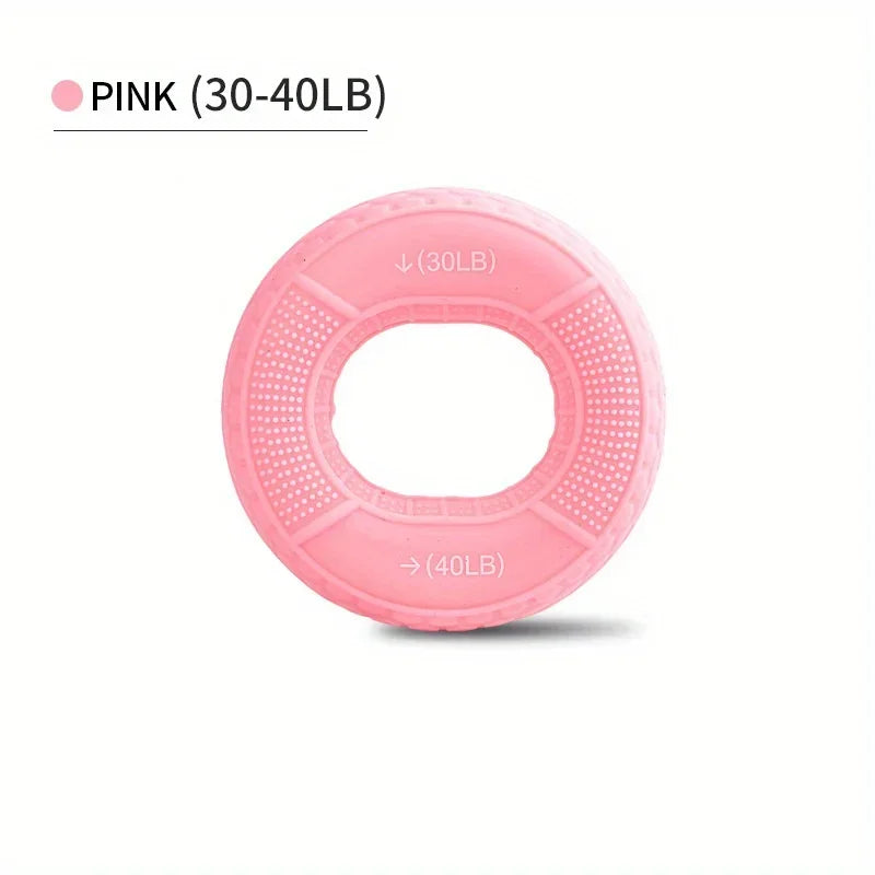 Hand Strengthener Grip Ring Silicone Grip Ring Strength Trainer Ring for Forearm Finger Training for Strength