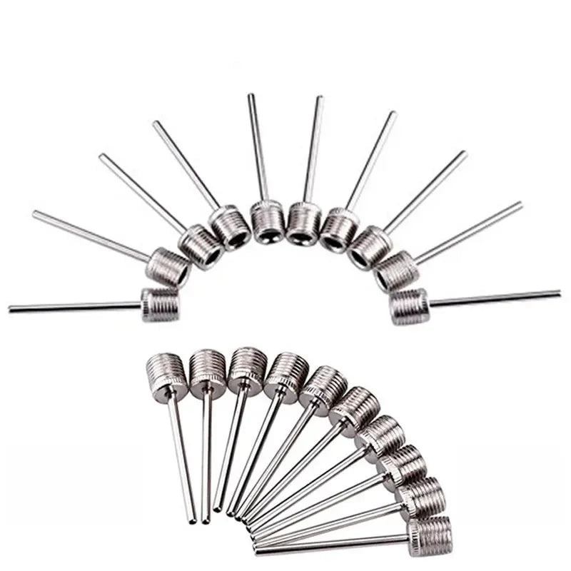 New Sport Ball Inflating Pump Needle for Football Basketball Soccer Inflatable Air Valve Adaptor Stainless Steel Pump 5/10/20PCS