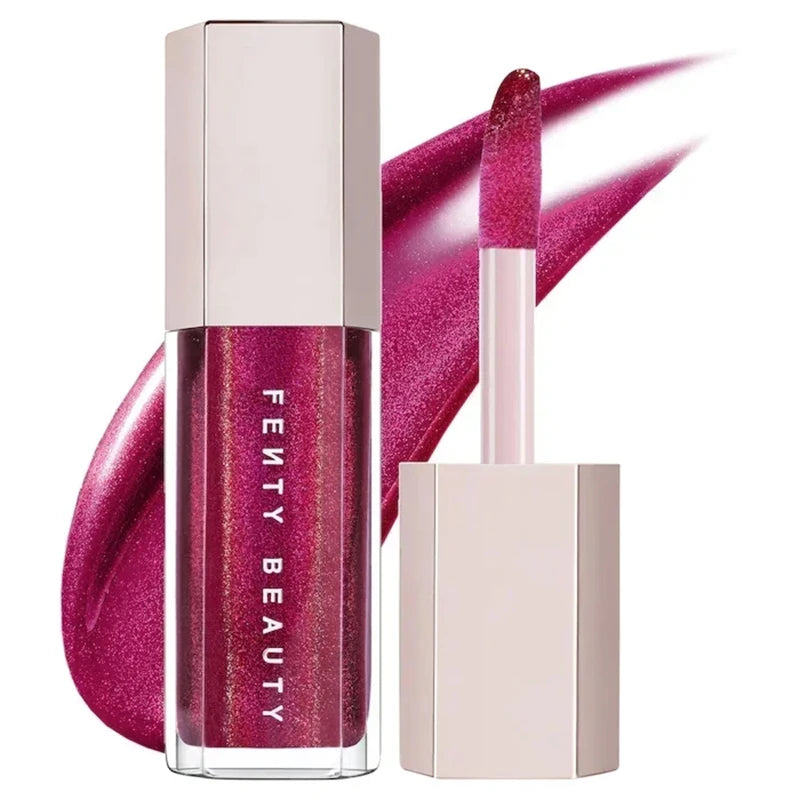Fashion Lip Glaze Moisten Shine Glitter Lip Plumper Makeup for Beginner Liquid Lipstick Female Makeup Cosmetics
