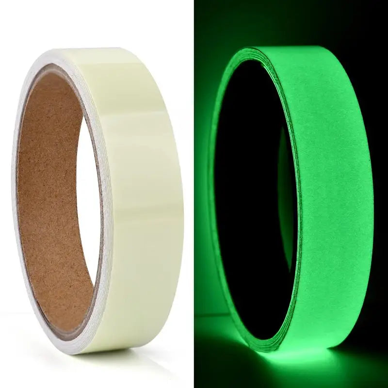 Luminous Fluorescent Night Self-Adhesive Glow in the Dark Sticker Tape Safety Security Home Decoration Warning Adhesive Tape