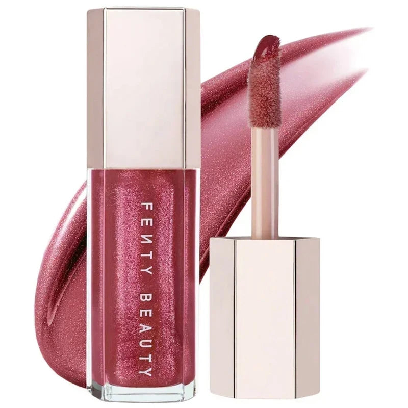 Fashion Lip Glaze Moisten Shine Glitter Lip Plumper Makeup for Beginner Liquid Lipstick Female Makeup Cosmetics
