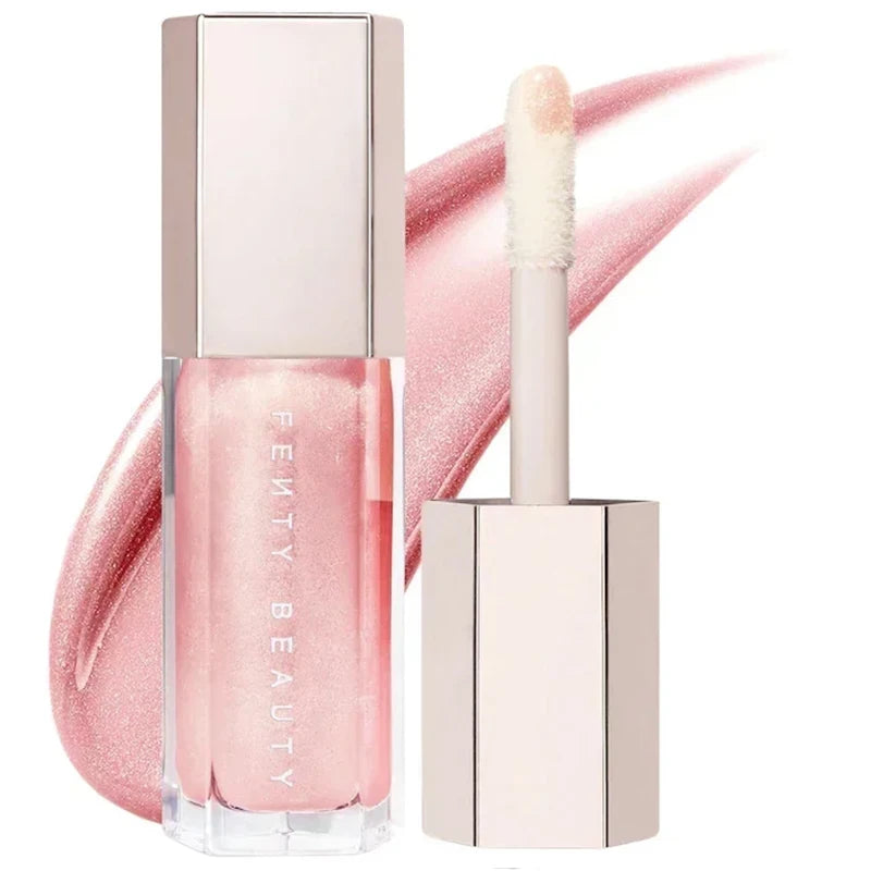 Fashion Lip Glaze Moisten Shine Glitter Lip Plumper Makeup for Beginner Liquid Lipstick Female Makeup Cosmetics