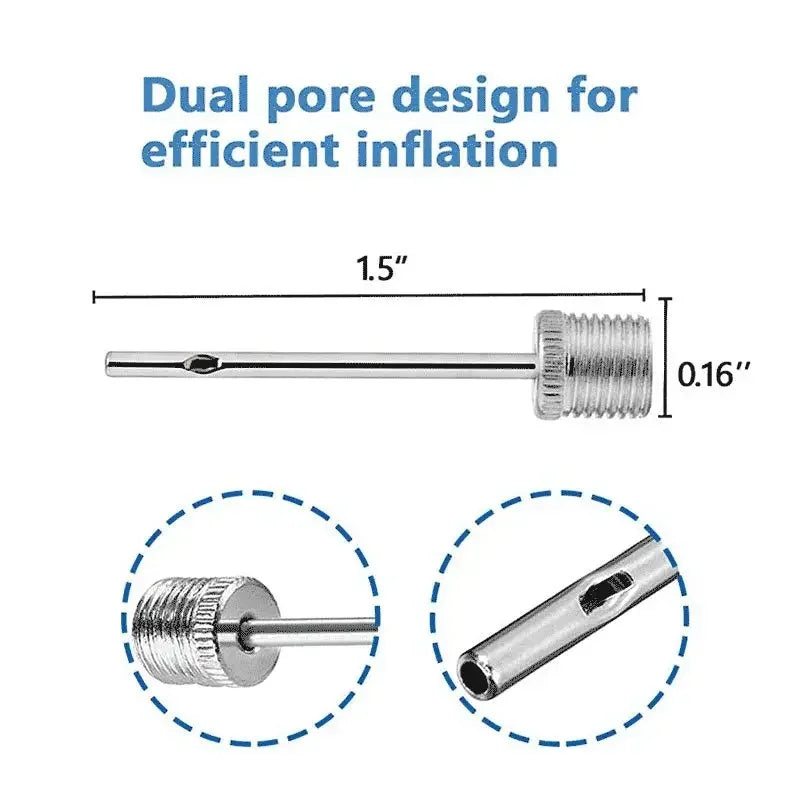 New Sport Ball Inflating Pump Needle for Football Basketball Soccer Inflatable Air Valve Adaptor Stainless Steel Pump 5/10/20PCS