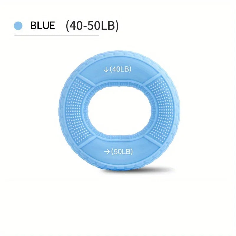 Hand Strengthener Grip Ring Silicone Grip Ring Strength Trainer Ring for Forearm Finger Training for Strength