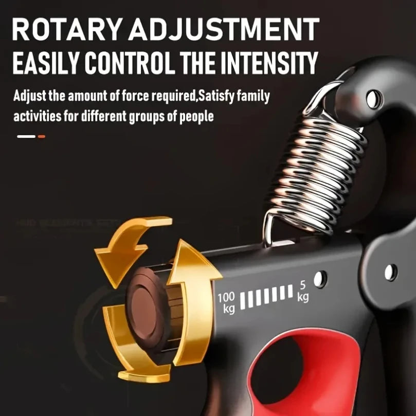News 5-100Kg Grip Strength Gym Wrist Expander Hand Strengthener Adjustable Muscle Recovery Fitness Hand Strength Exercise