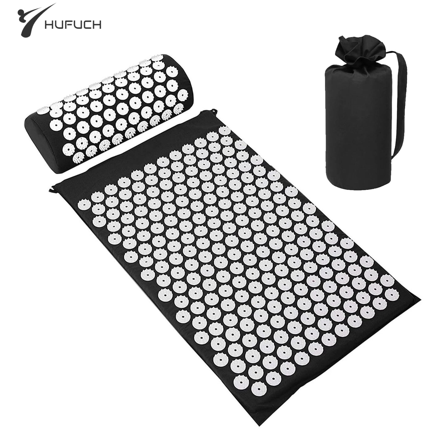 1PC/SET Massager Cushion Acupressure Mat Pillow Relieve Stress Back Pain Massage for Acupuncture Yoga Muscle Relaxation