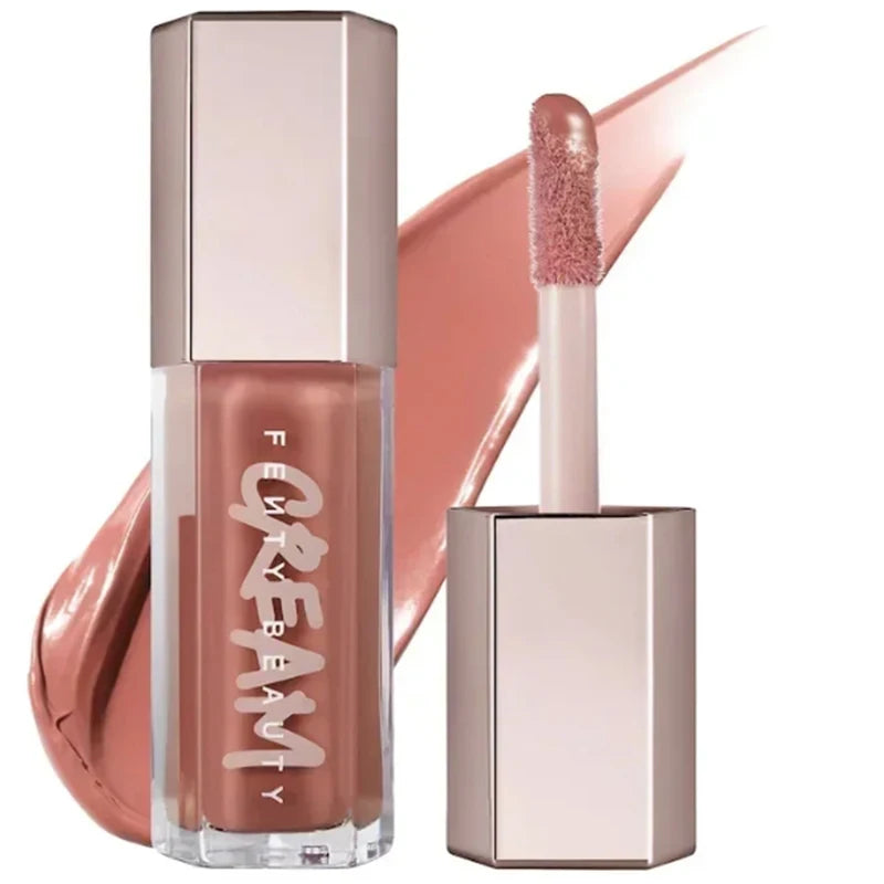 Fashion Lip Glaze Moisten Shine Glitter Lip Plumper Makeup for Beginner Liquid Lipstick Female Makeup Cosmetics