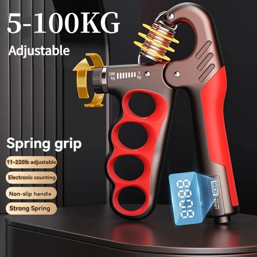 News 5-100Kg Grip Strength Gym Wrist Expander Hand Strengthener Adjustable Muscle Recovery Fitness Hand Strength Exercise