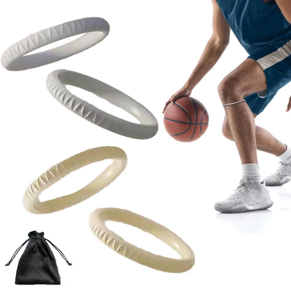 Patella Tendon Knee Strap for Pain Relief, Basketball Stabilizer Brace Silicone Band Elasticity Fixed Protection Patellar