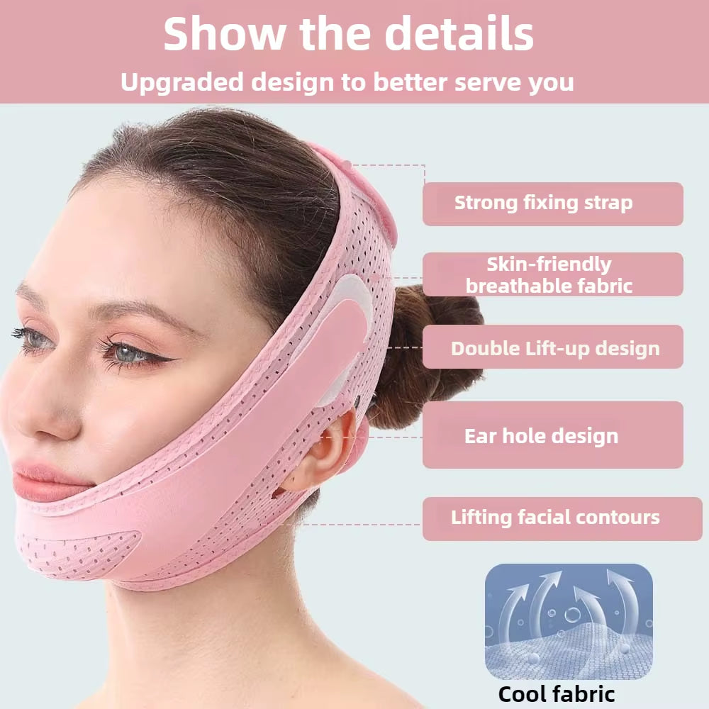 Women Face Lifting Belt Face Slimming V Line Shaper Chin Cheek Lift up Strap anti Wrinkle Bandage Facial Beauty Skin Care Tools