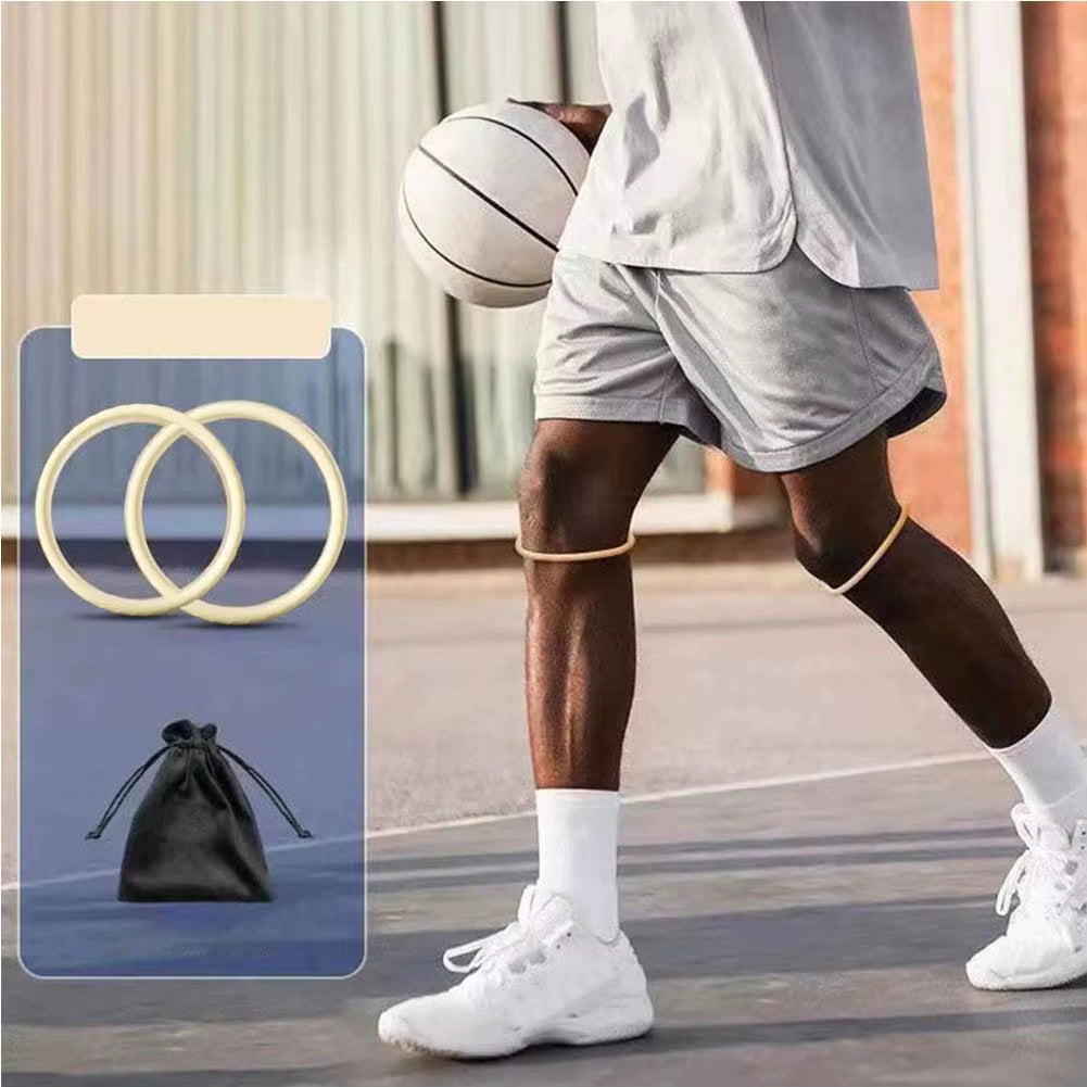 Patella Tendon Knee Strap for Pain Relief, Basketball Stabilizer Brace Silicone Band Elasticity Fixed Protection Patellar