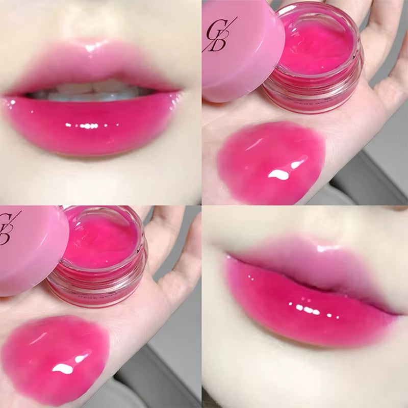 Gege Bear Jarred Jam Lip Gloss — Hydrating Water-Gloss Finish, Plumping Effect, Long-Wearing and Non-Transfer Formula for a Glas