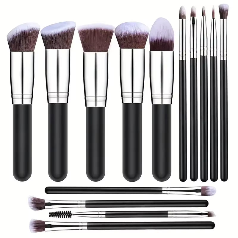 NEW 14PCS Makeup Brushes Set Soft Fluffy Foundation Blush Powder Eyeshadow Blending Female Cosmetics Beauty Tool Christmas Gift