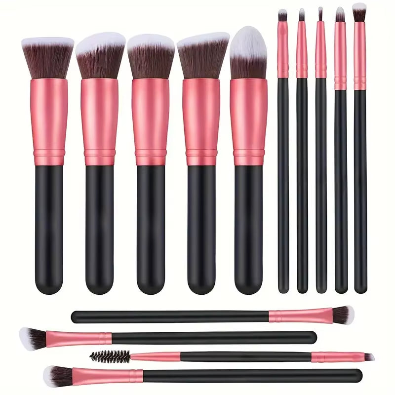 NEW 14PCS Makeup Brushes Set Soft Fluffy Foundation Blush Powder Eyeshadow Blending Female Cosmetics Beauty Tool Christmas Gift