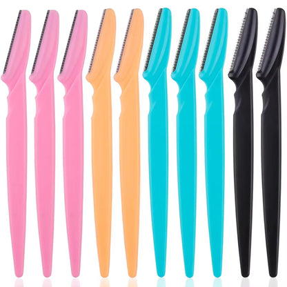 3/4/10Pcs Eyebrow Trimmer Face Blade Shaver Portable Eye Brow Epilation Hair Removal Safety Eyebrow Cutting Woman Makeup Tools