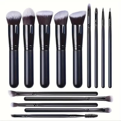 NEW 14PCS Makeup Brushes Set Soft Fluffy Foundation Blush Powder Eyeshadow Blending Female Cosmetics Beauty Tool Christmas Gift