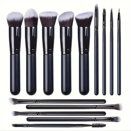NEW 14PCS Makeup Brushes Set Soft Fluffy Foundation Blush Powder Eyeshadow Blending Female Cosmetics Beauty Tool Christmas Gift