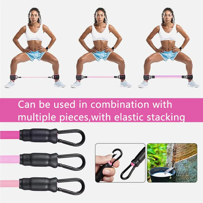 TPE Resistance Bands Ankle Straps Fitness Booty Band Squat Glute Workout Yoga Gym Equipment Guard Leg Strength Safety Extensions
