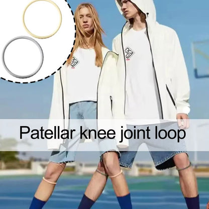 Patella Tendon Knee Strap for Pain Relief, Basketball Stabilizer Brace Silicone Band Elasticity Fixed Protection Patellar