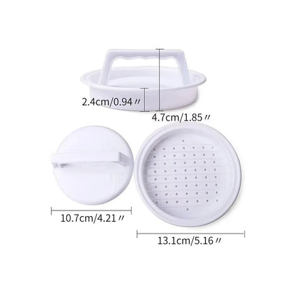 1Pc Hamburger Press Stuffed Burger Press Plastic Meat Grill Party BBQ Burger Maker Mould Hamburger Maker Kitchen Tool