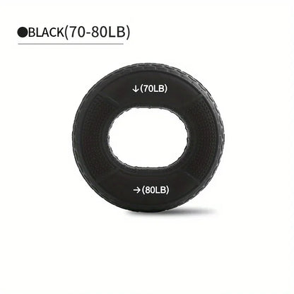 Hand Strengthener Grip Ring Silicone Grip Ring Strength Trainer Ring for Forearm Finger Training for Strength