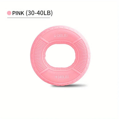 Hand Strengthener Grip Ring Silicone Grip Ring Strength Trainer Ring for Forearm Finger Training for Strength