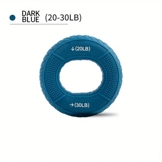 Hand Strengthener Grip Ring Silicone Grip Ring Strength Trainer Ring for Forearm Finger Training for Strength