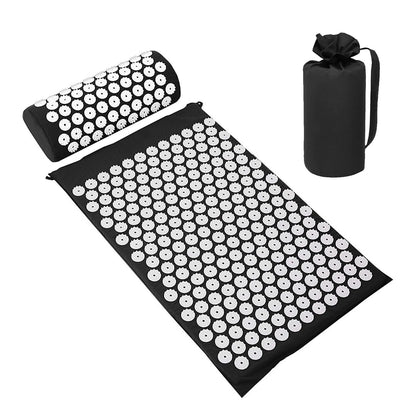 1PC/SET Massager Cushion Acupressure Mat Pillow Relieve Stress Back Pain Massage for Acupuncture Yoga Muscle Relaxation