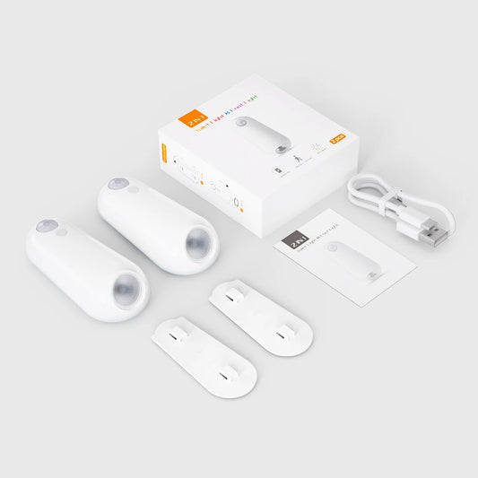 LED Smart Motion Sensor Night Light, Toilet Seat Lights, USB Rechargeable 8Color Lamp for Summer Corridor WC Camping Home Decor