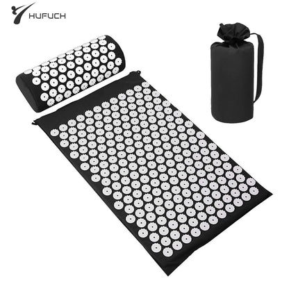 1PC/SET Massager Cushion Acupressure Mat Pillow Relieve Stress Back Pain Massage for Acupuncture Yoga Muscle Relaxation