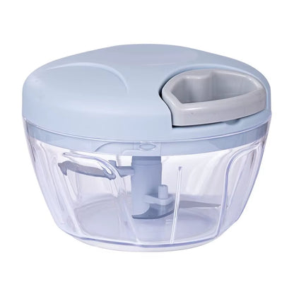 1Pc Pink/Blue 500ML/900ML Household Kitchen Garlic Chopper Mashed Hand Pulled Meat Grinder Multifunctional Vegetable
