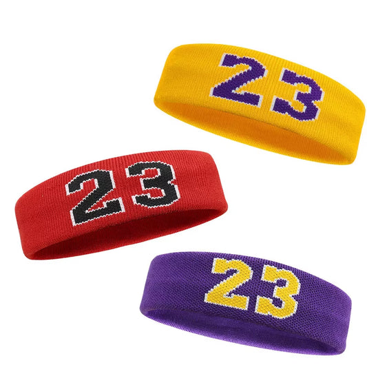 Outdoor Sweat Sports Elastic Cotton Hairband Fashion Headbands for Women Men Solid Running Fitness Yoga Hair Bands Stretch