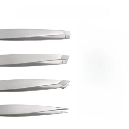 4Pcs Tweezers Set-Precision Eyebrow and Facial Hair Debris and Endogenous Hair Removal Suitable for Both Men and Wome